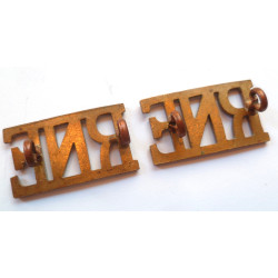 Pair Rhodesia And Nyasaland Engineers Shoulder Titles