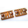 Pair Rhodesia And Nyasaland Engineers Shoulder Titles