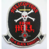 HS-4 Black Knights Anti Submarine Helicopter Squadron Cloth Patch