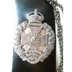 Rifle Brigade Silver Hallmarked Cross Belt & Pouch