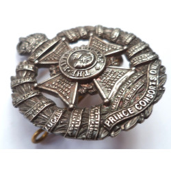 Rifle Brigade Officers Sterling Silver Cap Badge Date1919