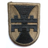 United States Army 412th Engineering Brigade Cloth Patch Subdued