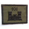 United States Army 101st Engineering Battalion Cloth Patch Subdued