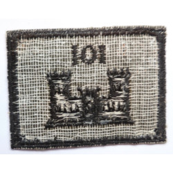United States Army 101st Engineering Battalion Cloth Patch Subdued