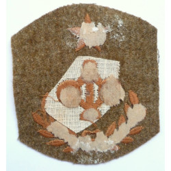 WWI US Coast Artillery Chief Engineer Chevron Rank Patch