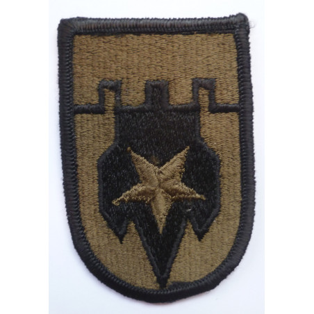 United States Engineer Command Europe Cloth Patch Subdued