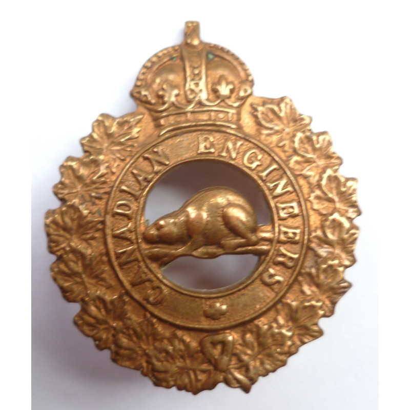 WW1 Canadian Engineers Corps Collar Badge