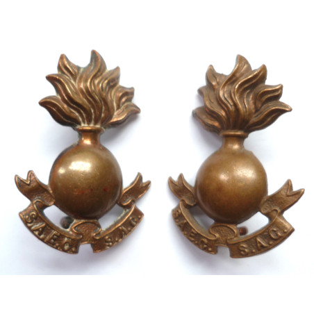 Pair South African Engineers Corps Collar Badge Pair South African Engineers Corps Collar Badge