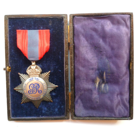 Imperial Service Medal star shape GV Named Imperial Service Medal star shape GV Named