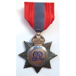 Imperial Service Medal star shape GV Named