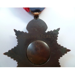 Imperial Service Medal star shape GV Named