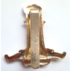 11th Hussars Anodised Staybrite Cap Badge