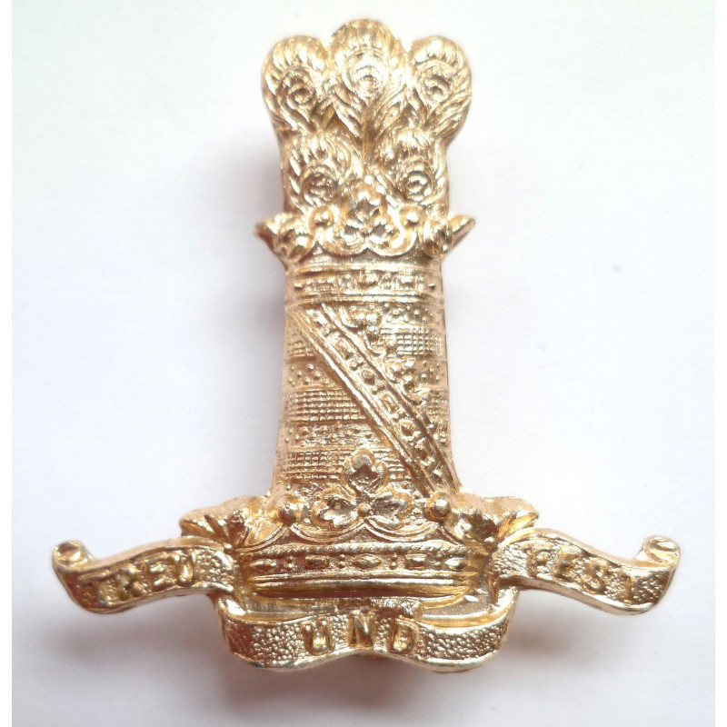 11th Hussars Staybrite Cap Badge