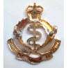 Royal New Zealand Army Medical Corps Staybrite Cap Badge Queens Crown