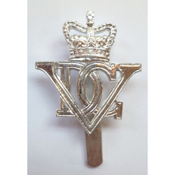 5th Dragoon Guards Staybrite Cap Badge Queens Crown