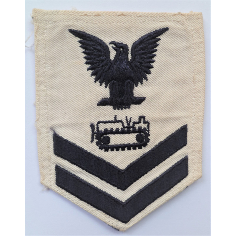 United States Navy Equipment Operator Trade Badge Tropical Seabee USN