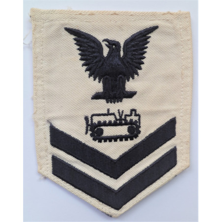 United States Navy Equipment Operator Trade Badge Tropical Seabee USN