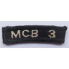 United States Naval Mobile Construction Battalion Three Shoulder Title USN MCB 3 Seabee