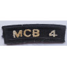 United States Naval Mobile Construction Battalion Four Shoulder Title USN MCB 4 Seabee