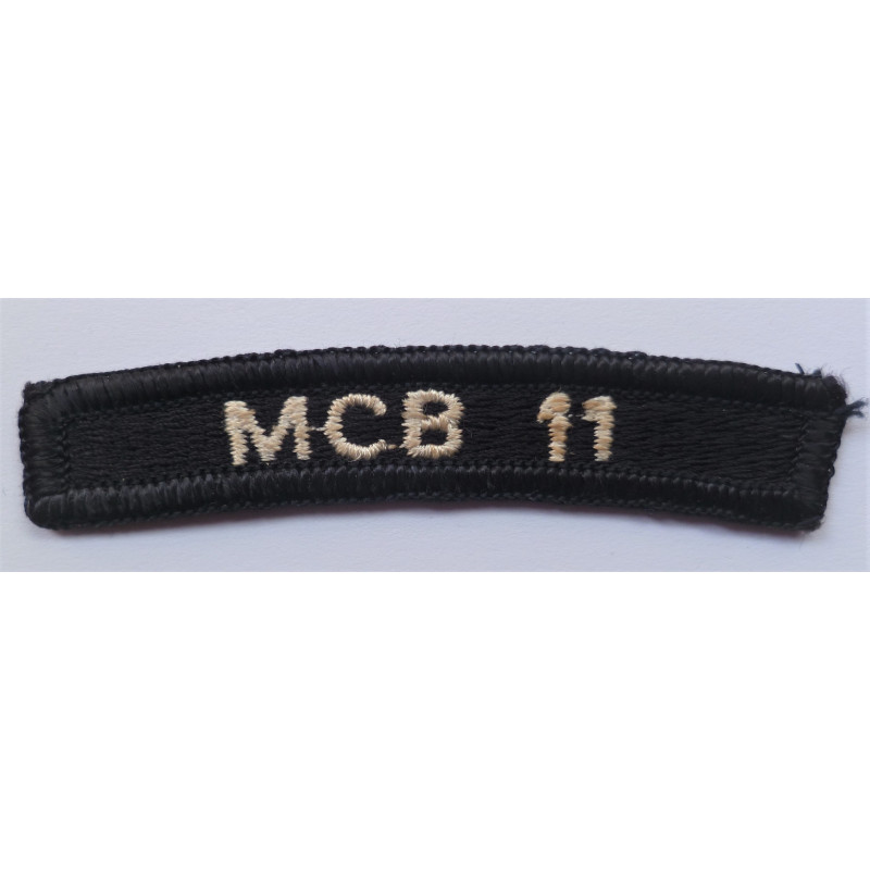 United States Naval Mobile Construction Battalion Eleven Shoulder Title USN MCB 11 Seabee