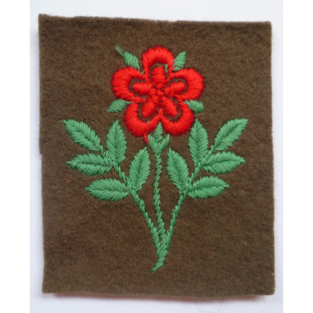 WWII 55th (West Lancashire) Infantry Division Cloth Formation Badge