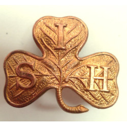 South Irish Horse Gilt Cap Badge