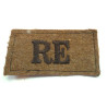 Royal Engineers Slip-on Shoulder Title RE