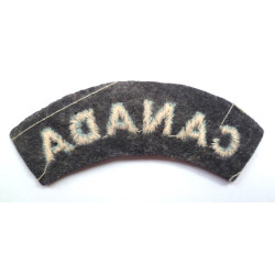 WW2 Royal Air Force Nationality Canada Shoulder Title RAF Canadian