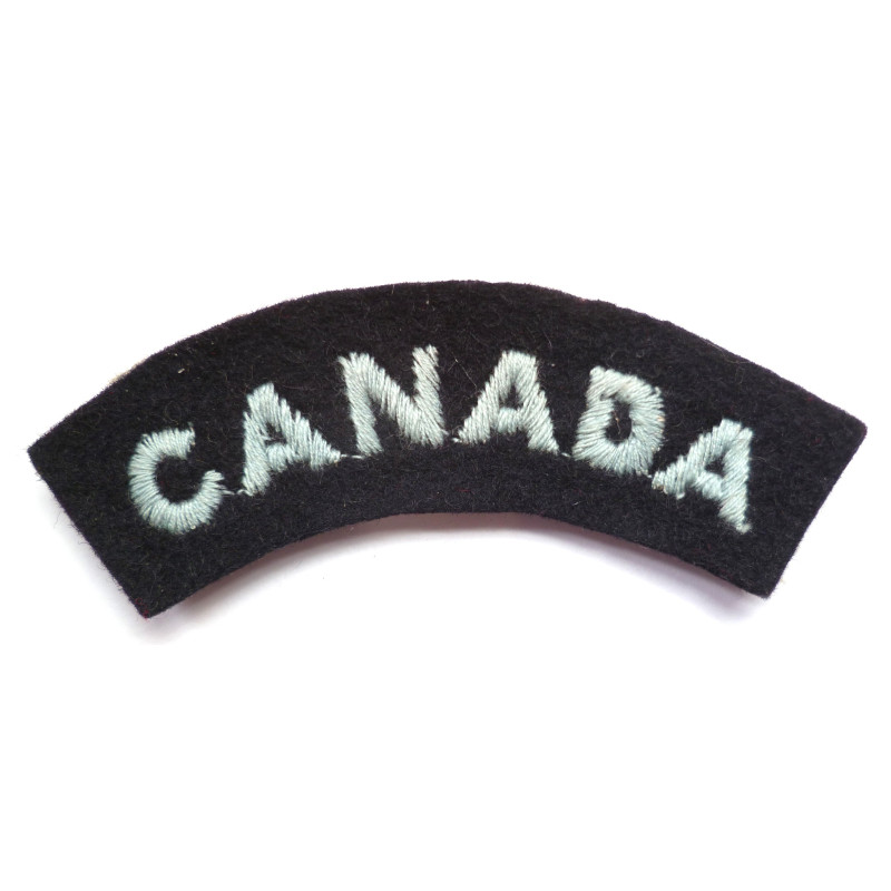 WW2 Royal Air Force Nationality Canada Shoulder Title RAF
