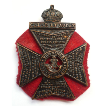The King's Royal Rifles Corps Cap Badge KRRC British Army