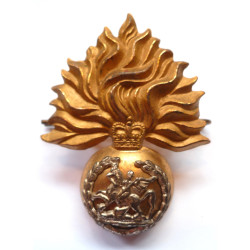 Royal Regiment of Fusiliers Officer Gilt Cap Badge