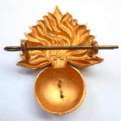 Royal Regiment of Fusiliers Officer Gilt Cap Badge