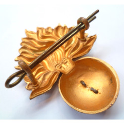 Royal Regiment of Fusiliers Officer Gilt Cap Badge