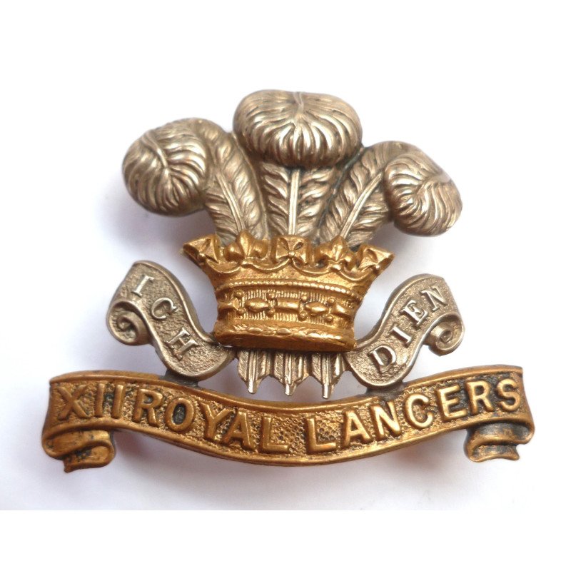 12th Royal Lancers Cap Badge