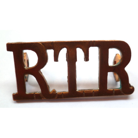 Royal Tank Regiment Shoulder Title RTR