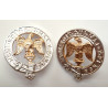 Royal Anglian Regiment Staybrite Anodised Collar Badge Pair