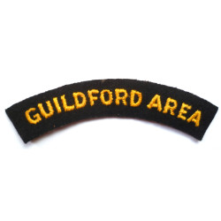 Guildford Area Civil Defence Cloth Badge
