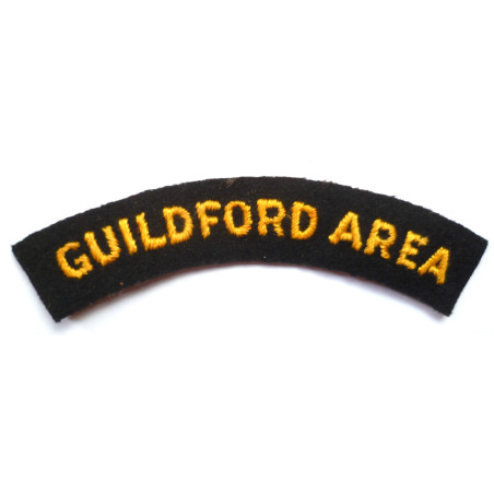 Guildford Area Civil Defence Cloth Badge