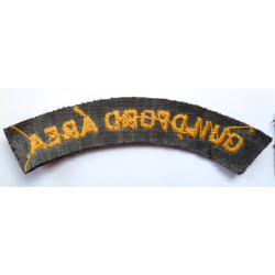Guildford Area Civil Defence Cloth Badge