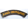 Guildford Area Civil Defence Cloth Badge