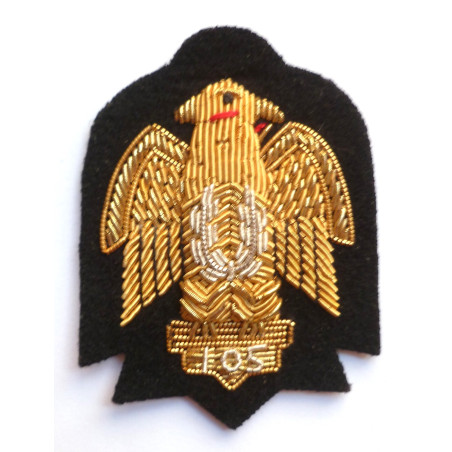 Blues and Royals Dress Arm Badge British Army No 1