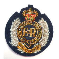 Royal Engineers Bullion ERII Cloth Cap Badge