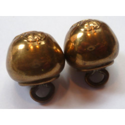 2 x Royal Artillery Ball Buttons Kings Crown