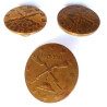 South African - 3 x Memorable Order of Tin Hats M.O.T.H. Buttons