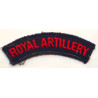 Royal Artillery Cloth Shoulder Title