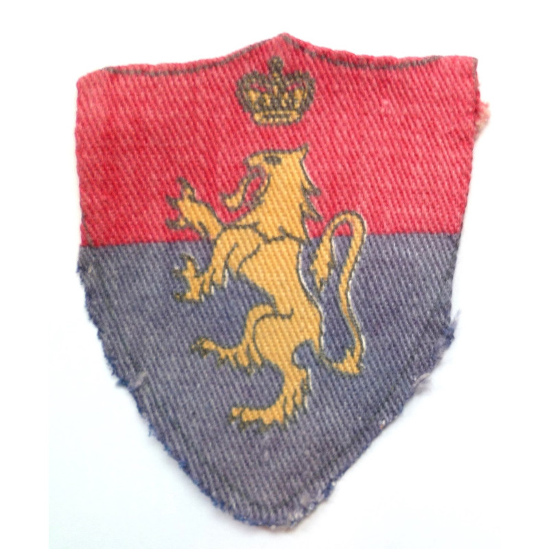 GHQ Middle East Land Forces Printed Cloth Formation Sign