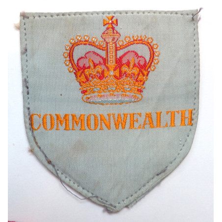 Korean War 1st Commonwealth Division Bullion Formation Sign Queen's Crown Korean War 1st Commonwealth Division Bullion Formation Sign Queen's Crown