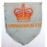Korean War 1st Commonwealth Division Bullion Formation Sign Queen's Crown