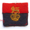 War Office Controlled Units Formation Sign British Army Queen's Crown