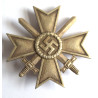 WW2 German War Merit Cross 1st Class with Swords Cased L/10
